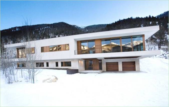 Design luxusního sídla Linear House v Coloradu