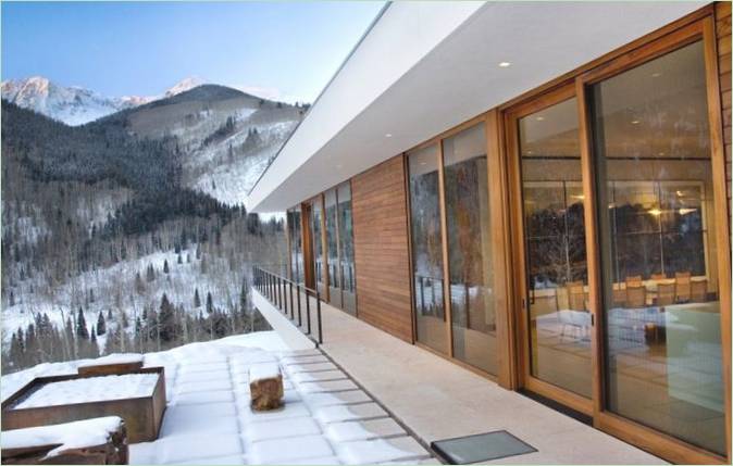 Navrhování luxusního domu Linear House v Coloradu