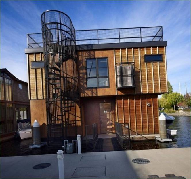 Exteriér plovoucího domu od Designs Northwest Architects