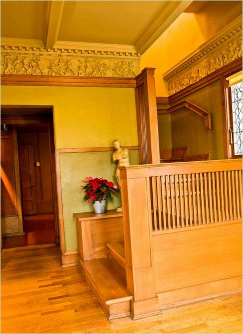 Foyer v domě Franka Lloyda Wrighta