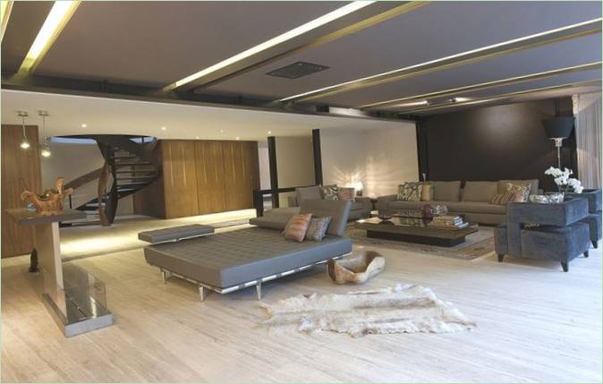 Návrh interiéru obývacího pokoje Casa Lomas II