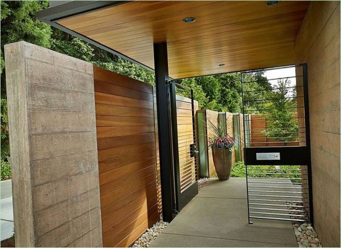 Rezidence Courtyard House u jezera Washington, Seattle (USA)