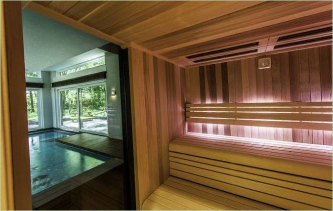 Sauna ve vile Villa in the Dunes