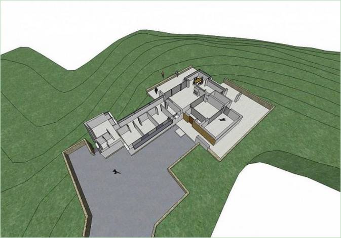 Projekt lesního domu ve Španělsku