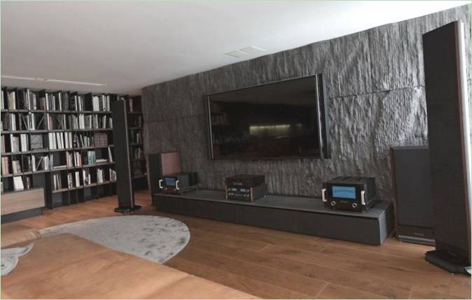 Moderní design interiéru obývacího pokoje