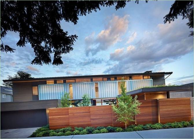 Courtyard House on Lake Washington, Seattle (USA)