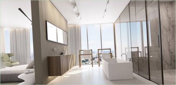 Design interiéru koupelny