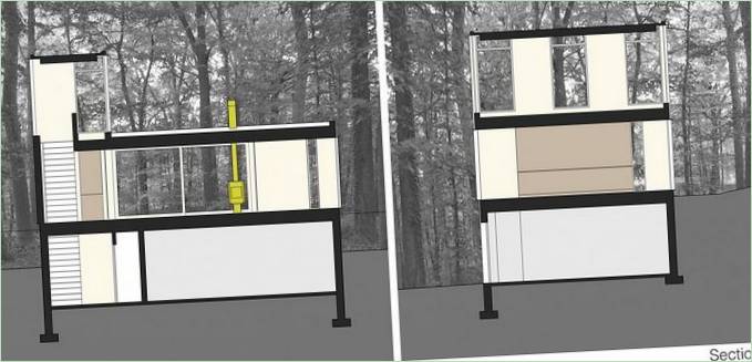 Projekt stohovaného domu Cabin House