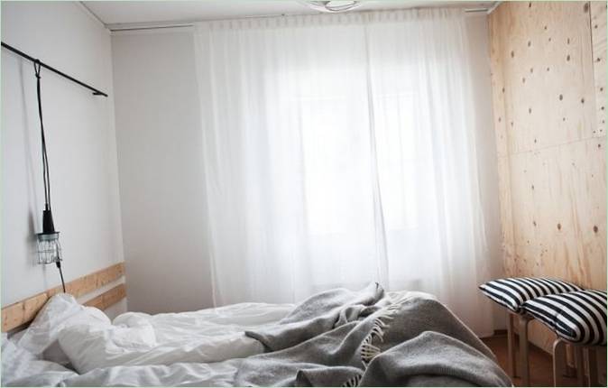 Fotografie ložnice pro hosty na pile