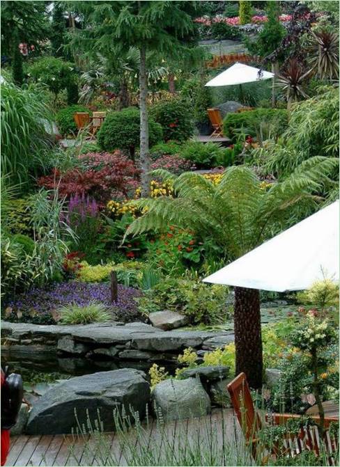 Tropická zahrada v Norsku