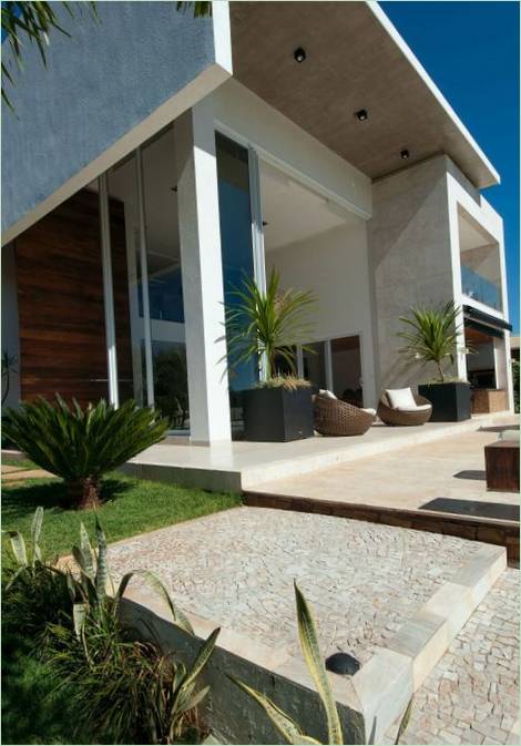 Rodinný dům v ekologickém prostředí - Aldeia 082 od Dayala + Rafael Arquitetura v Goiânii, Goiás, Brazílie