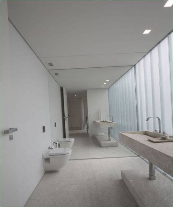 Návrh interiéru koupelny v hotelu Urca v Brazílii