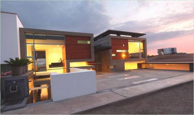 Projekt CN Beach House Moderní dvoupodlažní dům