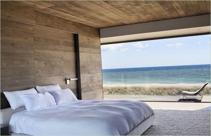 Moderní dřevěná ložnice