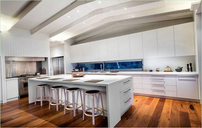 Kuchyně australského plážového domu