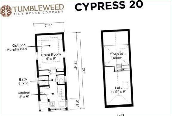 Cypress-House půdorys